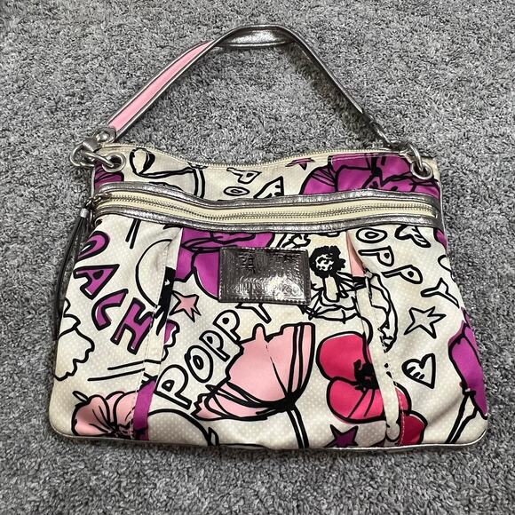 Coach Poppy/Daisy Graffiti Purse - Picture 1 of 8